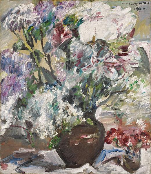 Lovis Corinth Flieder und Anemonen oil painting picture